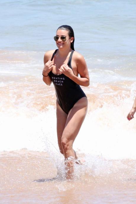 STYLE : Lea Michele’s swimsuits