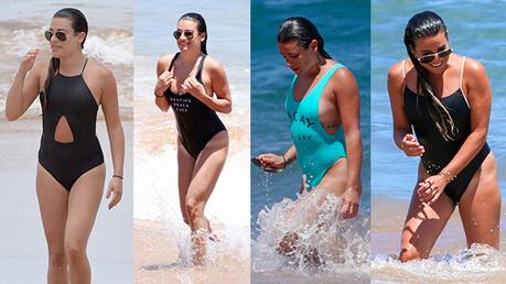 STYLE : Lea Michele’s swimsuits