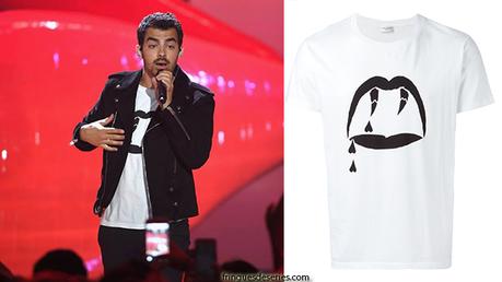 STYLE : Joe Jonas in Saint-Laurent for the Premios Juventud show