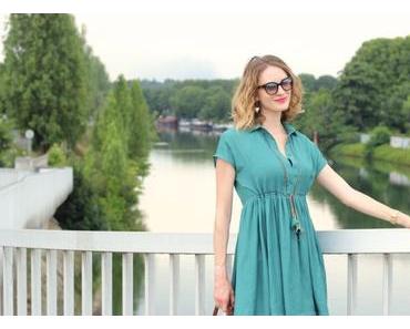 En robe verte
