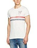 Wrangler S/S Varsity Tee Offwhite, T-Shirt Homme, Blanc (White), Medium