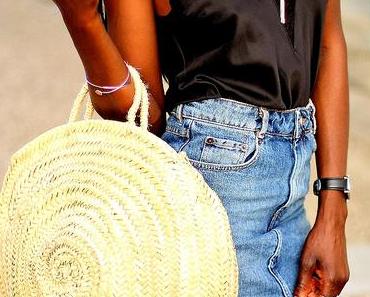 Dentelle, paille et jeans