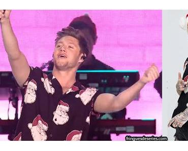 STYLE : Niall Horan and a Santa Claus print shirt