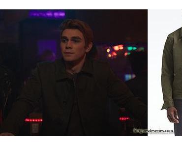 RIVERDALE : Archie wearing an olive zip jacket in s2ep08