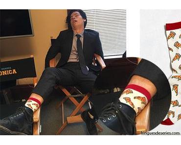 STYLE : pizza socks for Cole Sprouse