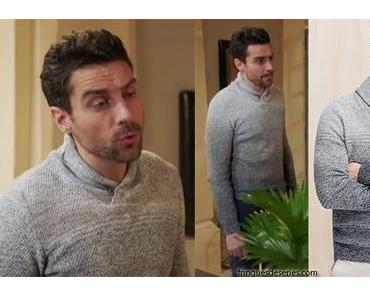 DEMAIN NOUS APPARTIENT : le pull col châle de Thomas dans l’épisode 170