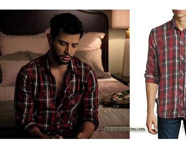 DYNASTY : plaid distressed shirt for Sammy Jo in episode 14