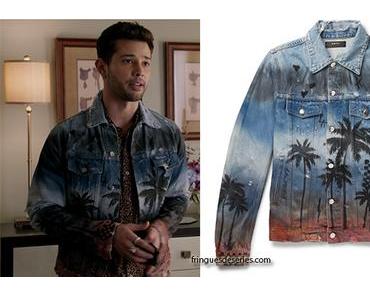DYNASTY : Sammy Jo wearing a palm trees print jacket in s1ep17