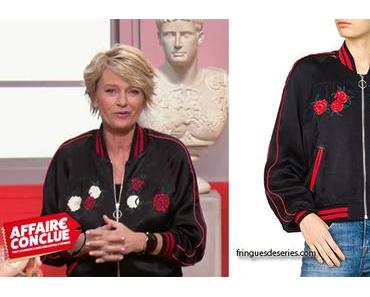 AFFAIRE CONCLUE : un bomber avec motifs brodés comme Sophie Davant