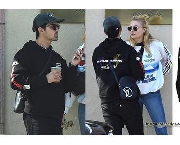 STYLE : Joe Jonas in LA wearing an Alexander Wang hoodie