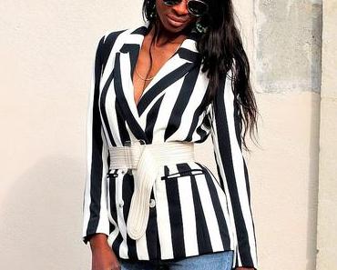 Le blazer rayé