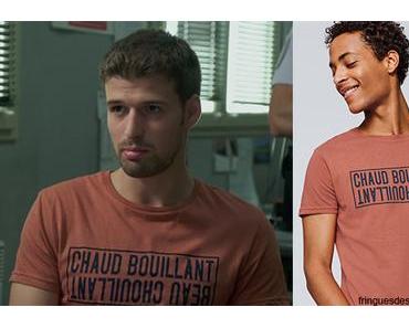 PLUS BELLE LA VIE : le t-shirt « Chaud bouillant » de César dans l’épisode 3625