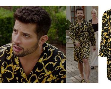 DYNASTY : Versace printed robe for Sam in s2ep07