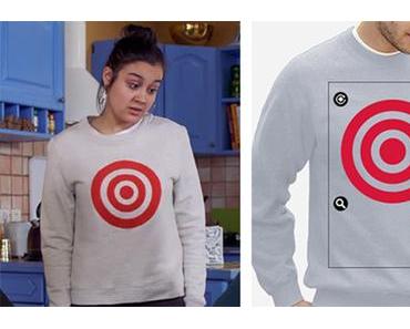 DEMAIN NOUS APPARTIENT : crée un sweatshirt avec une cible rouge comme celui de Noor dans l’épisode 414