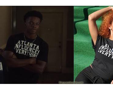 Comment élever un super-héros (Raising Dion) : le t-shirt « Atlanta influences everything »de Malik dans s1e02