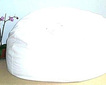 White Fur Bean Bag