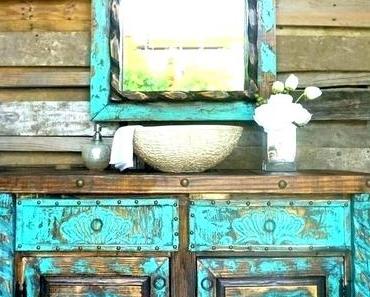Turquoise Dresser