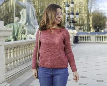 Mon pull Erell Framboise