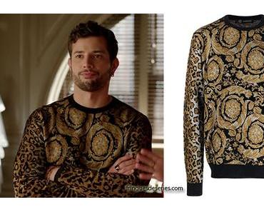 DYNASTY : Sam’s leopard sweater in S3E14