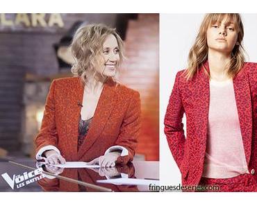 THE VOICE : le costume léopard de Lara Fabian