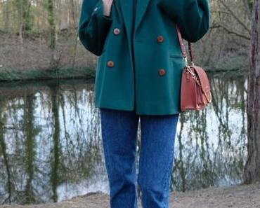 Au vert… et en total look de seconde main