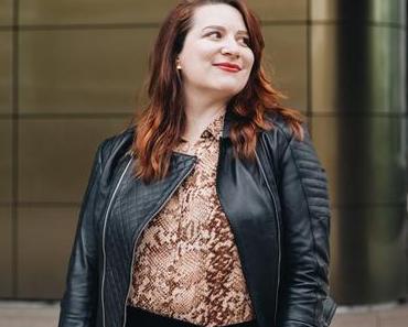 Une veste en cuir