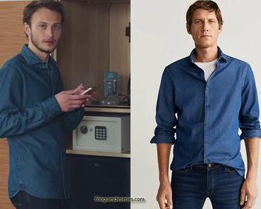 DEMAIN NOUS APPARTIENT : la chemise en denim de Gabin dans l’épisode 691
