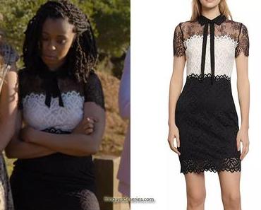 13 REASONS WHY : Ani’s black & white mini dress