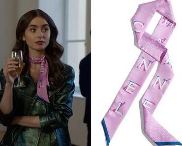 EMILY IN PARIS : Emily’s pink slim bandeau in S1E04