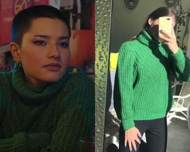 SKAM : le joli col roulé vert de Maya dans le premier épisode de la saison 7