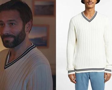 DEMAIN NOUS APPARTIENT : le pull blanc col V de Xavier dans l’épisode 868