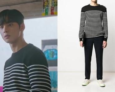 TRUE BEAUTY : Lee Su-Ho’s striped sweater in S1E1