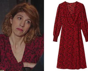 DEMAIN NOUS APPARTIENT : la robe à fleurs rouges de Sandrine dans l’épisode 881