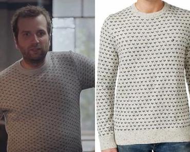 DEMAIN NOUS APPARTIENT : le pull beige à motifs de Tristan dans l’épisode 885