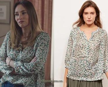 ICI TOUT COMMENCE : la blouse imprimée de Rose dans l’épisode 151