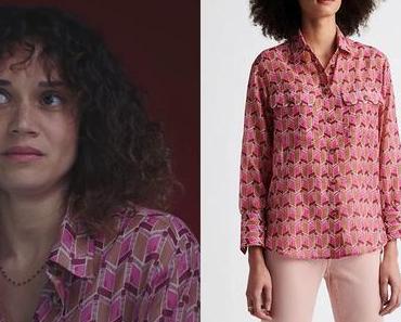 DEMAIN NOUS APPARTIENT : La chemise à imprimé rose de Bénédicte dans l’épisode 991