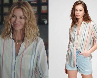 DEMAIN NOUS APPARTIENT : la chemise à rayures multicolores de Chloé dans l’épisode 1002