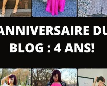 Anniversaire du blog: 4 ans déjà!