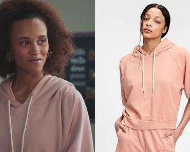 DEMAIN NOUS APPARTIENT : le sweat rose de Jahia dans l’épisode 1012