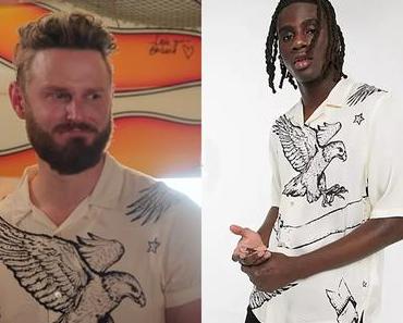 QUEER EYE : Bobby’s eagle print shirt in S6E05