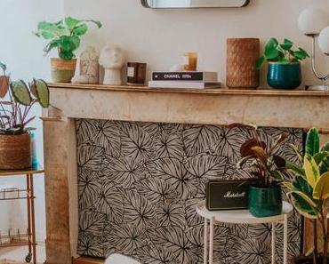 Avant / après : décorer une cheminée ancienne et condamnée