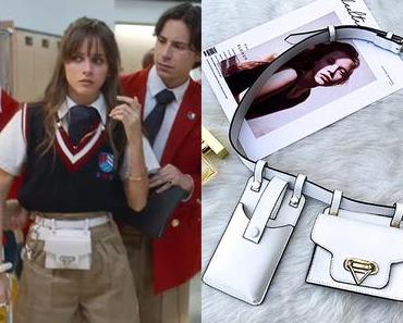 REBELDE : Jana’s white waist purse in S1E02