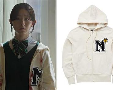 All of Us Are Dead : On-jo’s ivory M print hoodie