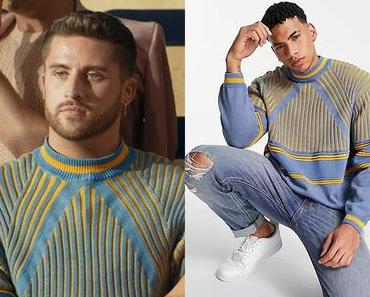 LOVESTRUCK HIGH :Dan ’s blue jumper with contrast stripes in S1E06