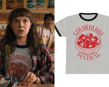 STRANGER THINGS : Eleven’s Strawberry festival tee in S4E01