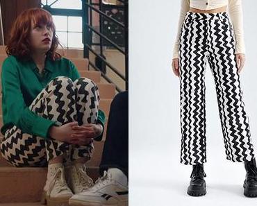 ICI TOUT COMMENCE : le pantalon avec un imprimé vagues d’Ambre dans l’épisode 419
