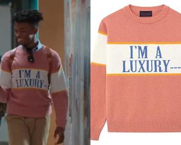 FIRST KILL : Ben’s “I’m A Luxury” sweater in S1E01