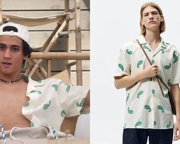 DEMAIN NOUS APPARTIENT : la chemise blanche à motif cachemire de Dorian
