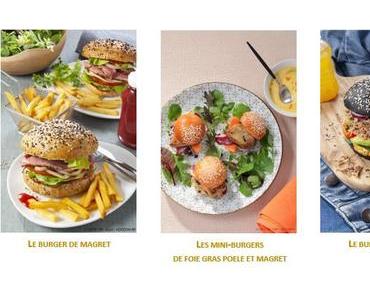 Les mini-burgers de Foie Gras poêlé et Magret fumé
