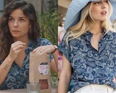 DEMAIN NOUS APPARTIENT : la chemise à motif cachemire de Roxane  dans l’épisode 1244
